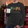 Jeep Papa Noun Like A Dad Just Way Cooler Vintage Men Long Sleeve Tshirt