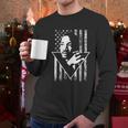 Martin Luther King Jr Distressed Usa Flag Men Long Sleeve Tshirt