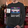 Im A Mixtape Bi Sexual Flag Supporter Lgbt Merchandise Graphic Design Printed Casual Daily Basic Men Long Sleeve Tshirt