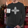 New Mexico Flag Sun Pot Leaf Men Long Sleeve Tshirt