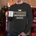 Purdue University Grandpa Great Gift For Grandparents Men Long Sleeve Tshirt