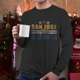 San Jose California Flag Vintage Fade Men Long Sleeve Tshirt