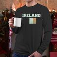 Trunk Candy Distressed St Patricks Day Ireland Flag Men Long Sleeve Tshirt