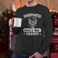 Undefeated World War Champs Veterans Day Gift Men Long Sleeve Tshirt