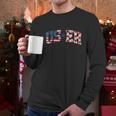 Useh America Canada Flag Funny Simple American Canadian Men Long Sleeve Tshirt