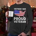 Vietnam War Proud Veteran Graphic Design Printed Casual Daily Basic Men Long Sleeve Tshirt