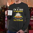 Vintage Dad Grandpa Vietnam Veteran Veteran Day Us Army Graphic Design Printed Casual Daily Basic Men Long Sleeve Tshirt