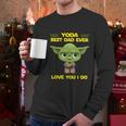 Yoda Best Dad Ever Love You I Do Men Long Sleeve Tshirt