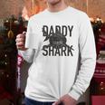 Daddy Shark Printed Graphic Dad Birthday Gifts Men Long Sleeve Tshirt