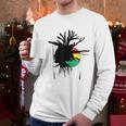 Dreads Ethiopian Flag Men Long Sleeve Tshirt