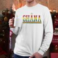 Ghana Country Flag Ghanaian Pride Men Long Sleeve Tshirt