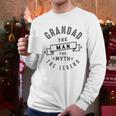 Grandad The Myth By Yitadesign1 Ver2 Men Long Sleeve Tshirt