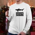 Grandpa Shark Shirt Matching Family Tribe Papa Men Long Sleeve Tshirt