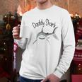 I Love Daddy Shark Men Long Sleeve Tshirt