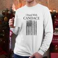 I Stand With Candace Patriot Usa Flag Red Pill Men Long Sleeve Tshirt