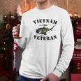 Vietnam Veteran With Huey Graphic Performance Men Long Sleeve Tshirt