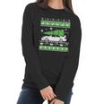 2X Low Toyota Corolla Ae92 Christmas Car Tree Ugly Sweater Women Long Sleeve Tshirt