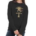 Ancient Egypt Egyptian God Horus Kemetic Heru Women Long Sleeve Tshirt