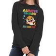 Auntie Shark Doo Doo Doo Family Gift Women Long Sleeve Tshirt