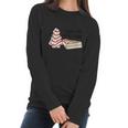 Womens Blood Type Little Debbie Inspired Tree Snack Cake Women Long Sleeve Tshirt