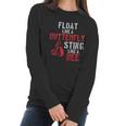 Boxing Float Like A Butterfly Sting Like A Bee Women Long Sleeve Tshirt