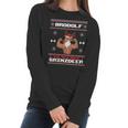 Brodolf The Red Nose Gainzdeer Gym Ugly Christmas Sweater Women Long Sleeve Tshirt