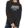 Check Out This Awesome Jesus He Had 12 Men Too Seattle Seahawks Canvas Usa - Copy 2 Women Long Sleeve Tshirt