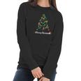 Christmas Horse Lover Foal Colt Filly Gelding Tree Women Long Sleeve Tshirt