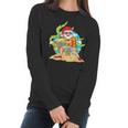 Christmas In July Santa Beach Frisbee Beer Gift Women Long Sleeve Tshirt