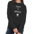 Cigars &Ampamp Whiskey Women Long Sleeve Tshirt