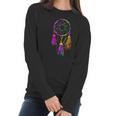 Colorful Dreamcatcher Feathers Native American Indian Tribal Women Long Sleeve Tshirt