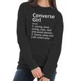 Womens Converse Girl Tx Texas Funny City Home Roots Gift Women Long Sleeve Tshirt