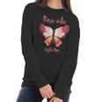 Costa Rica Butterfly Pura Vida Souvenir Women Long Sleeve Tshirt