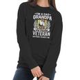 A Dad Grandpa And Vietnam Veteran Proud Retired Soldier Gift Women Long Sleeve Tshirt