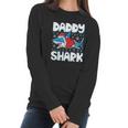 Daddy Shark Santa Christmas Family Matching Women Long Sleeve Tshirt