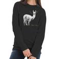 Dali Llama For The Pun Lover Women Long Sleeve Tshirt