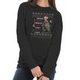 Daryl Dixon Dasher Dancer Prancer Vixen Cupid Ugly Christmas Women Long Sleeve Tshirt