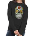 Day Of The Dead Sugar Skull Funny Cinco De Mayo Men Women Men Women T-Shirt Graphic Print Casual Unisex Tee Women Long Sleeve Tshirt