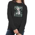 Disney Frozen Olaf Ugly Christmas Sweater Graphic T-Shirt Women Long Sleeve Tshirt