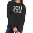 Distressed Intensive Care Unit Nurse Gift For Men Icu Nurse Women Long Sleeve Tshirt