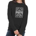 Drink Beer Hail Satan I Satanic Baphomet I Pentagram Occult Women Long Sleeve Tshirt