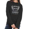 February 1970 50 Years Of Being Awesome Enjoyable Gift 2022 Women Long Sleeve Tshirt