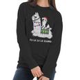 Fla La La Llama Pitbull Is Riding Llama FunnySh Women Long Sleeve Tshirt