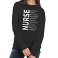 Frontline Warrior Nurse Essential Worker Graphic Design Printed Casual Daily Basic Women Long Sleeve Tshirt