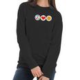 Funny Beekeeping Peace Love Honey Bee Women Long Sleeve Tshirt