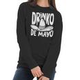 Funny Drinko De Mayo Boys Girls Drinking Beer Wine Women Long Sleeve Tshirt