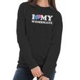 Funny I Love My Wombmate Twin Brother Sister Womb Mates Women Long Sleeve Tshirt