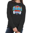 Womens Funny Mama Patrol - Dog Mom Dad Women Long Sleeve Tshirt