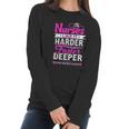 Funny Nurses Like It Harder Faster Deeper Cpr Saves Lives Women Long Sleeve Tshirt