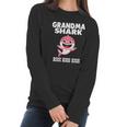 Grandma Shark Doo Doo Grandpa Mommy Daddy Women Long Sleeve Tshirt